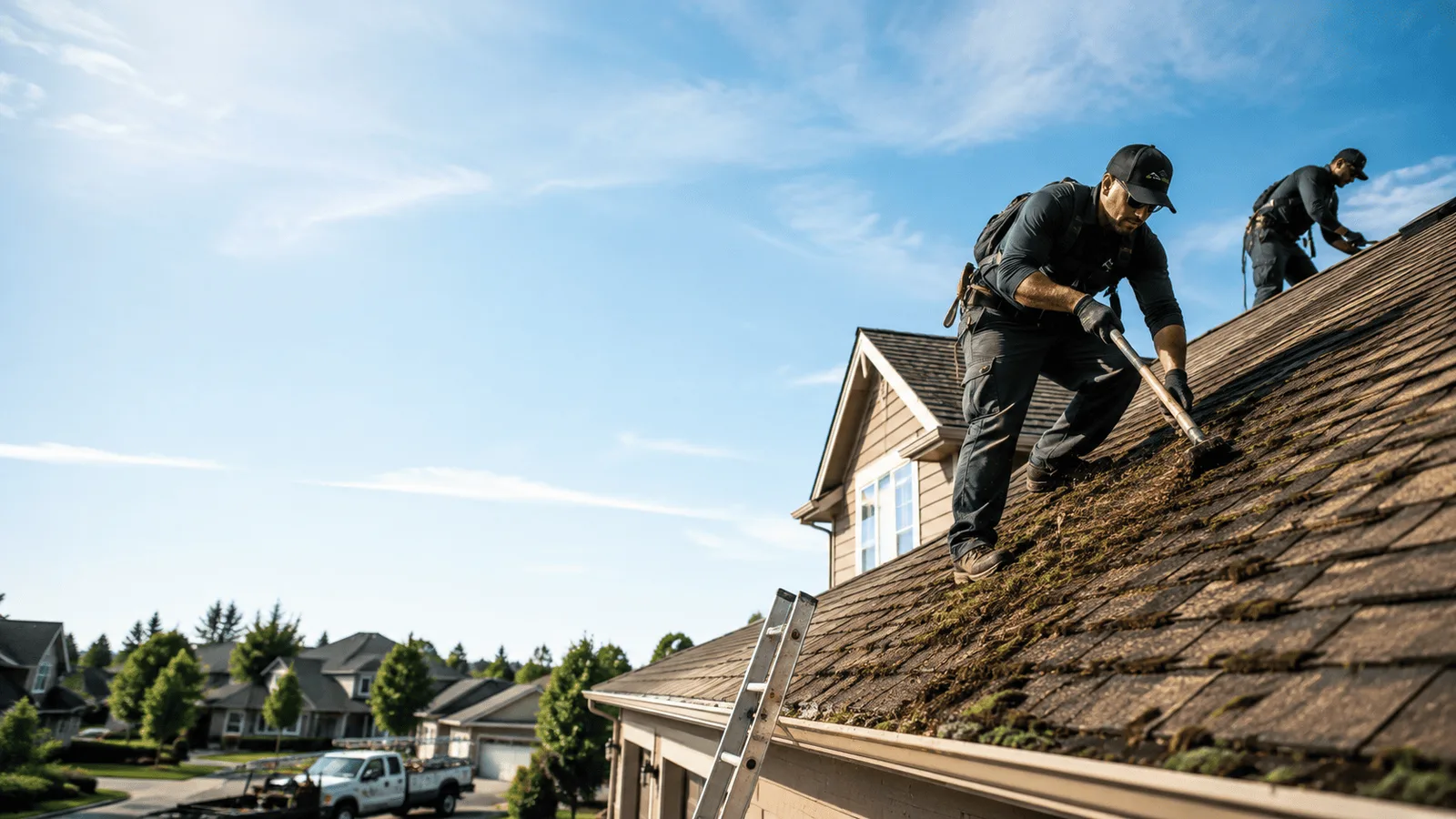 Roof Moss Removal in Pleasanton, TX near me
